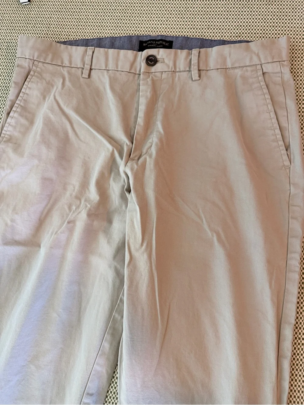 Banana Republic Men's Mason Chino- Light Tan 35x30‎ #108